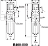 B400/B800 Series Modular Air Filter Pressure Regulators 2